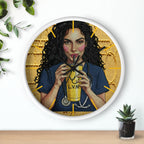 Nurse LVN Coffee Wall Clock — Cute Healthcare Worker Gift