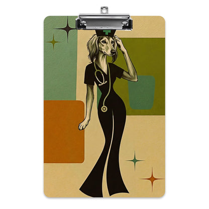 Acrylic Nurse Lassie Clipboard
