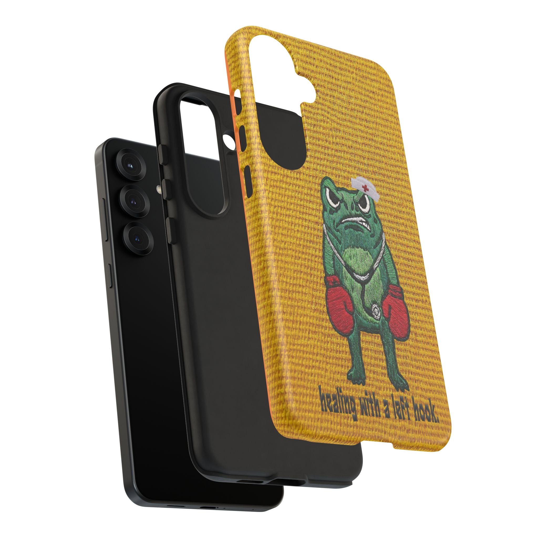 Tough Cases: 'Healing With a Left Hook' Boxing Nurse Phone Case