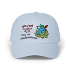 Nurse Frog Cap — "Not Professional" Funny Nurse Hat