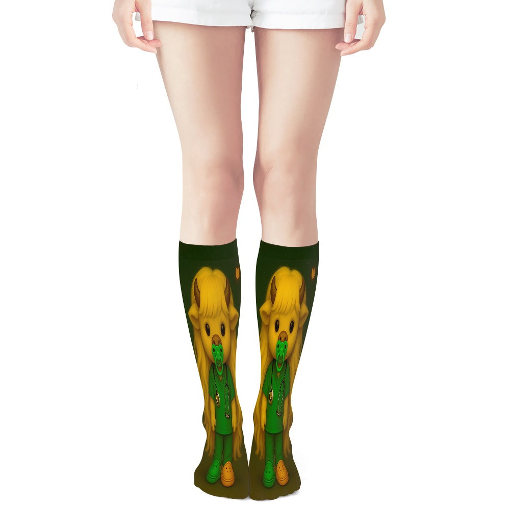 Trending Hustle Baby Calf Scrub Socks — BluTokyo Limited Edition