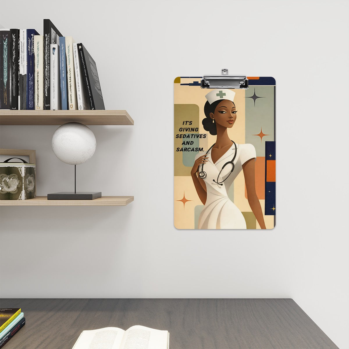 Sedatives and Sarcasm-Acrylic Clipboard