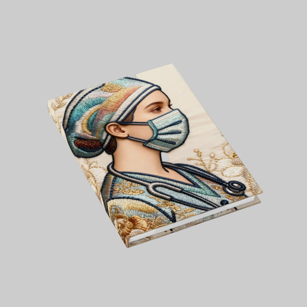 Medical Worker Masked  Blank Journal