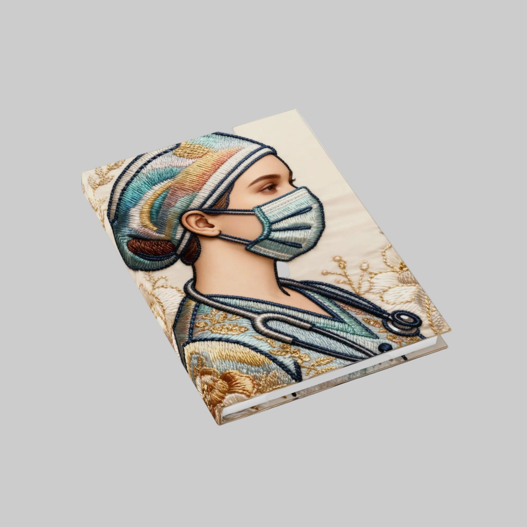 Medical Worker Masked  Blank Journal