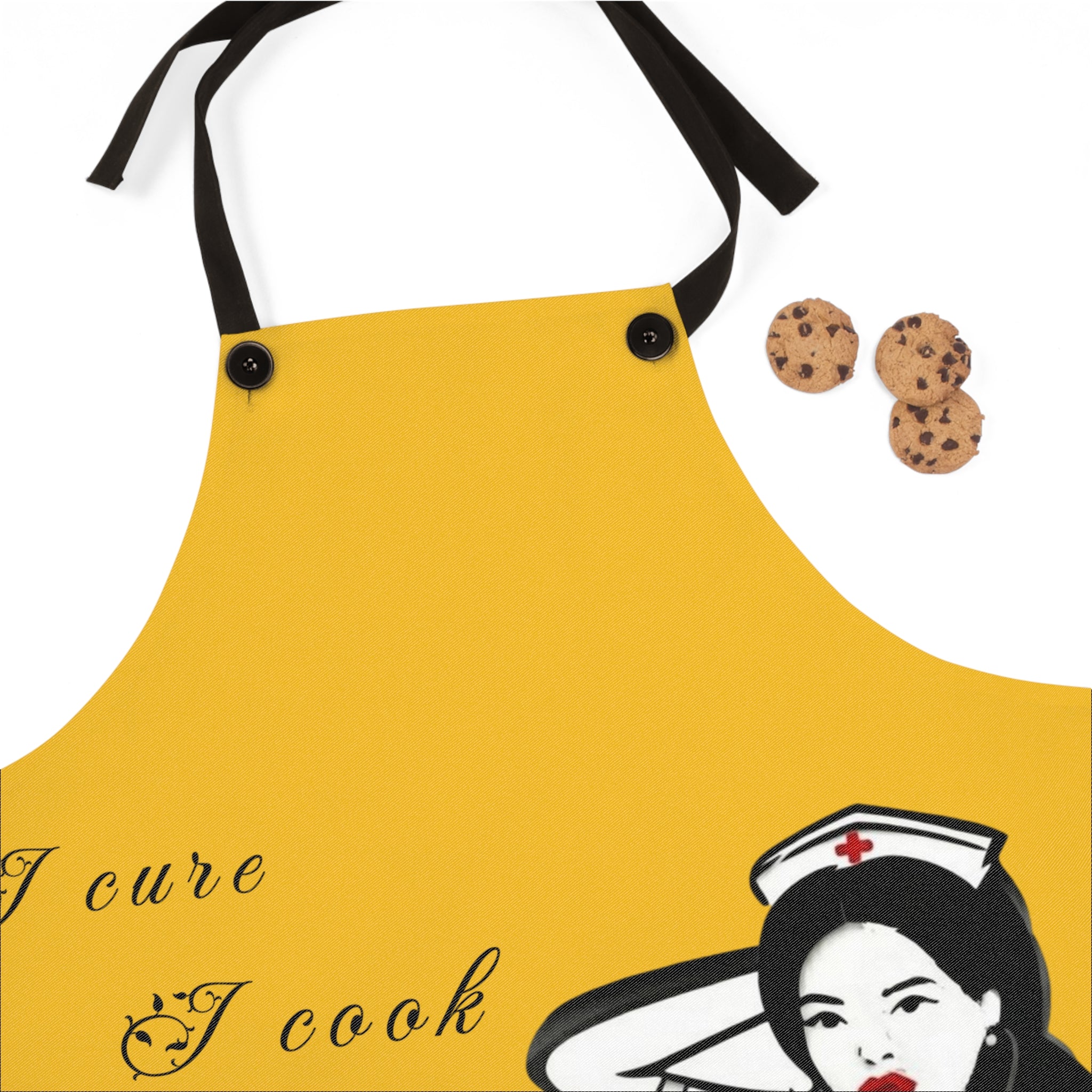 Not your average apron. Not your average nurse.