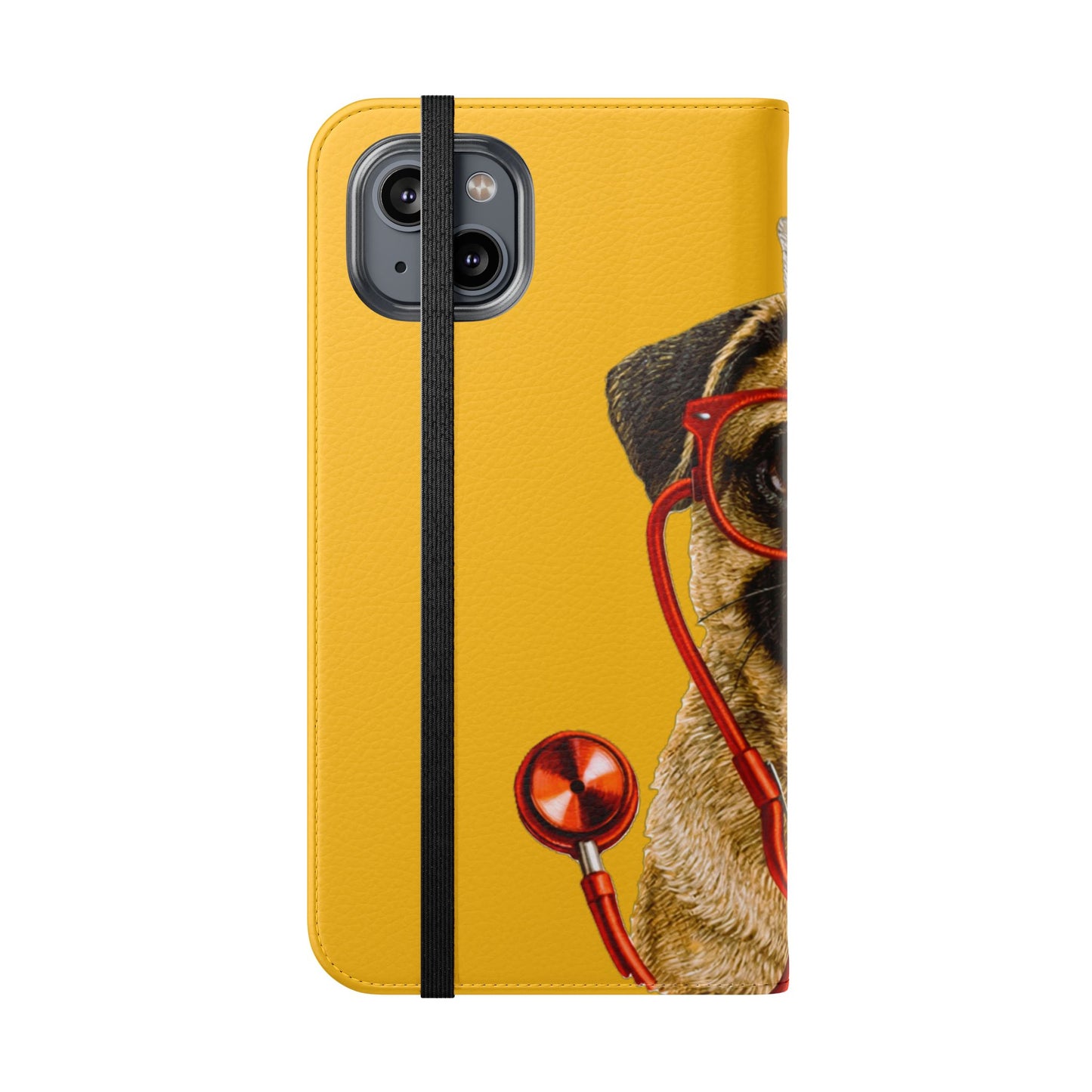 Pug Nurse Flip Phone Case – Cute Medical Phone Cover