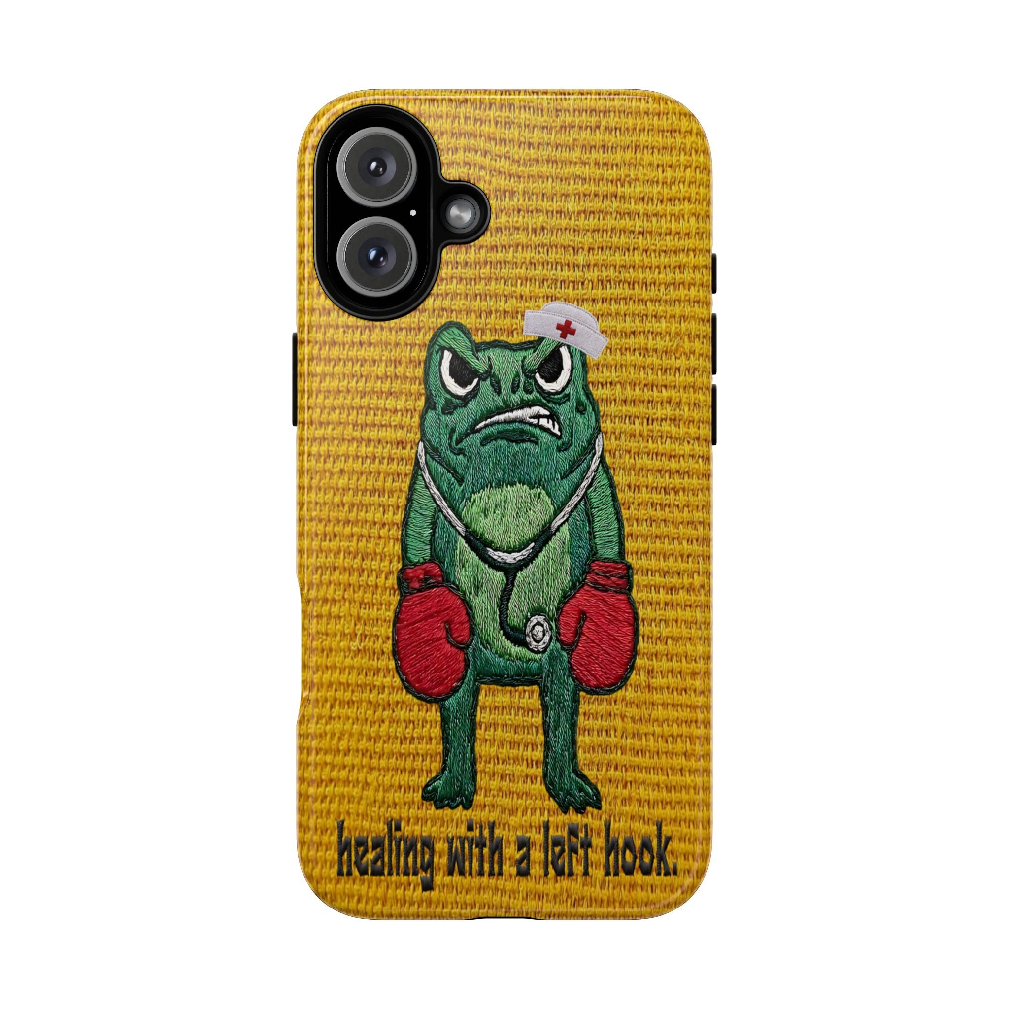 Tough Cases: 'Healing With a Left Hook' Boxing Nurse Phone Case