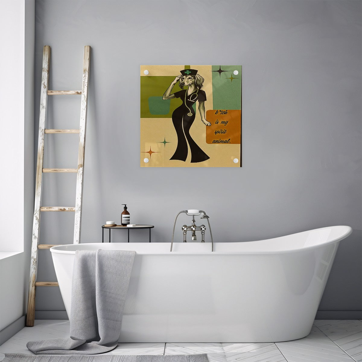 Nurse Spirit Animal-Acrylic Wall Art Prints Square (Punched Type)