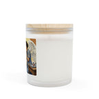Guardian Nurse Angel Prayer Candle — Frosted Glass 11oz