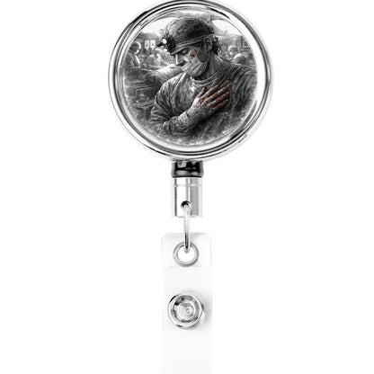 Operating Room Badge Reel – Blood, Grit & Heart