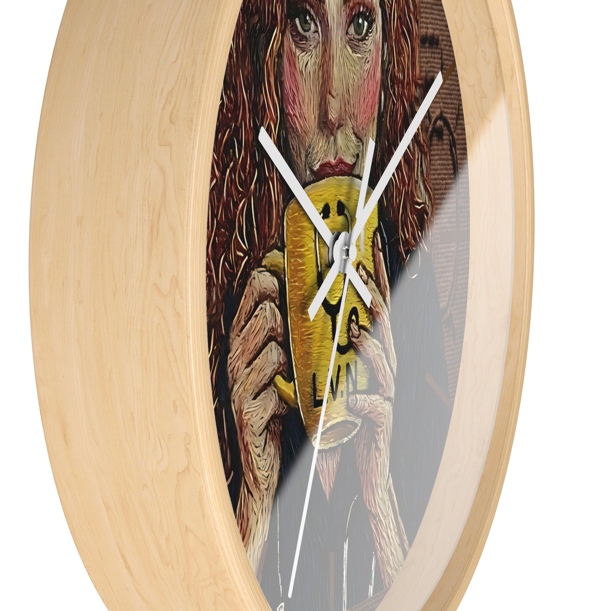 Wall Clock — Artisan Portrait Nurse  (L.V.N.) Decorative Home Clock