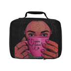 Lunch Bag — 'I Save Lives' Nurse Coffee Illustration Insulated Lunch Tote