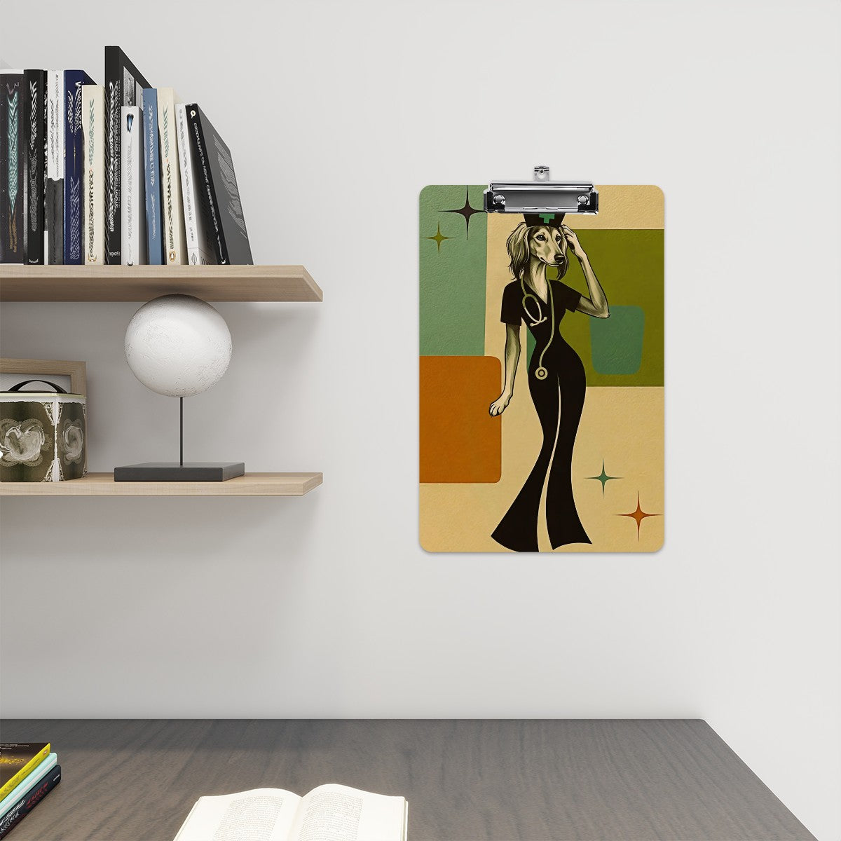 Acrylic Nurse Lassie Clipboard