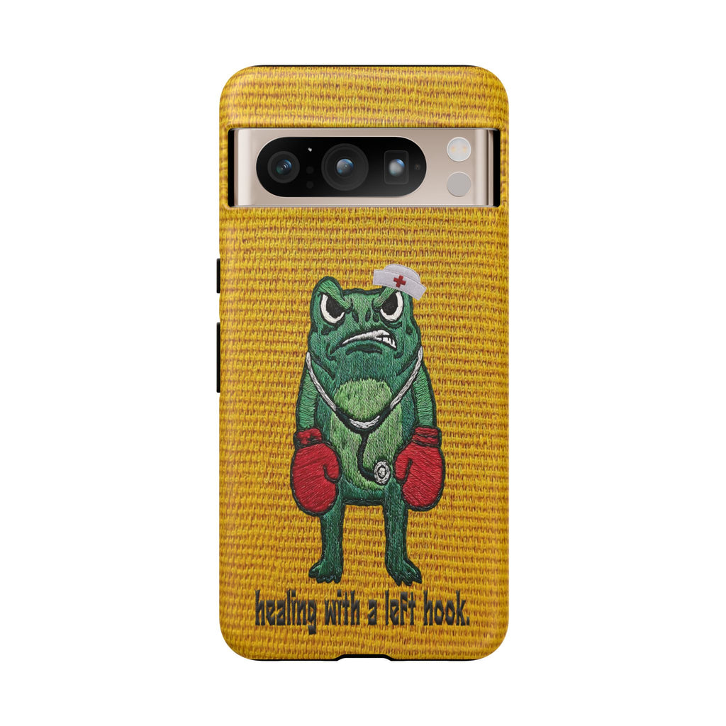 Tough Cases: 'Healing With a Left Hook' Boxing Nurse Phone Case
