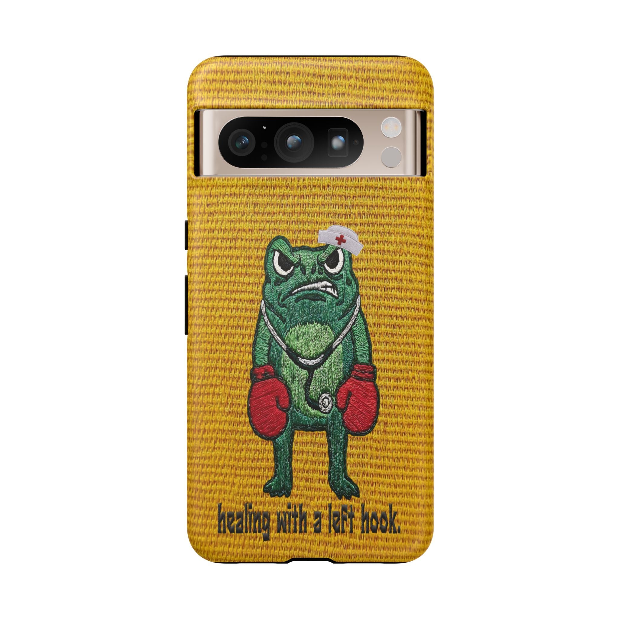 Tough Cases: 'Healing With a Left Hook' Boxing Nurse Phone Case