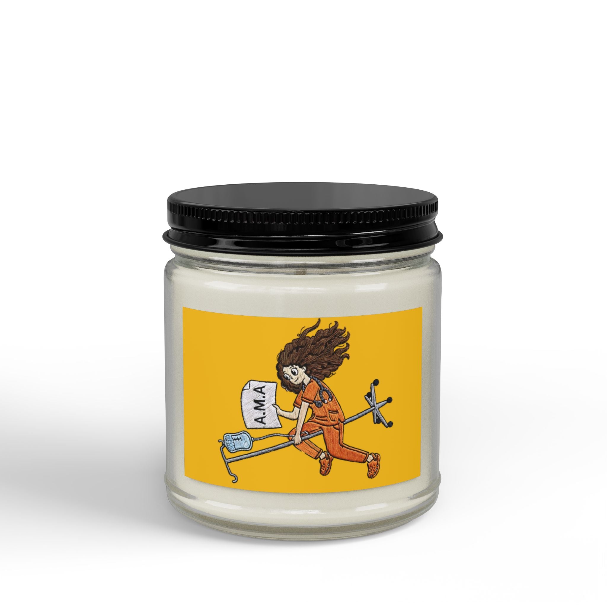 Scented Soy Candle — A.M.A. Witching Hour: IV Pole Exit Candle” (4oz & 9oz)