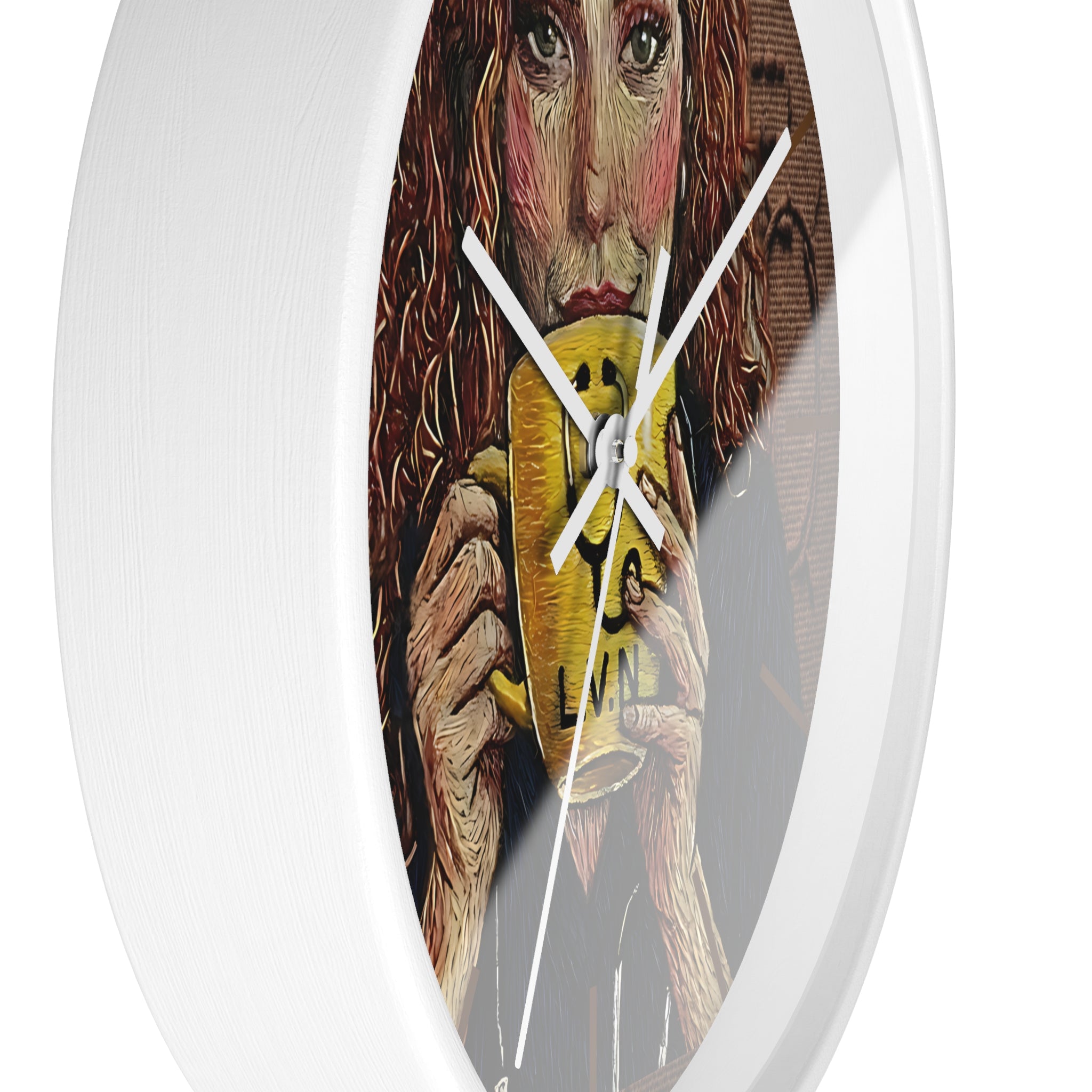 Wall Clock — Artisan Portrait Nurse  (L.V.N.) Decorative Home Clock