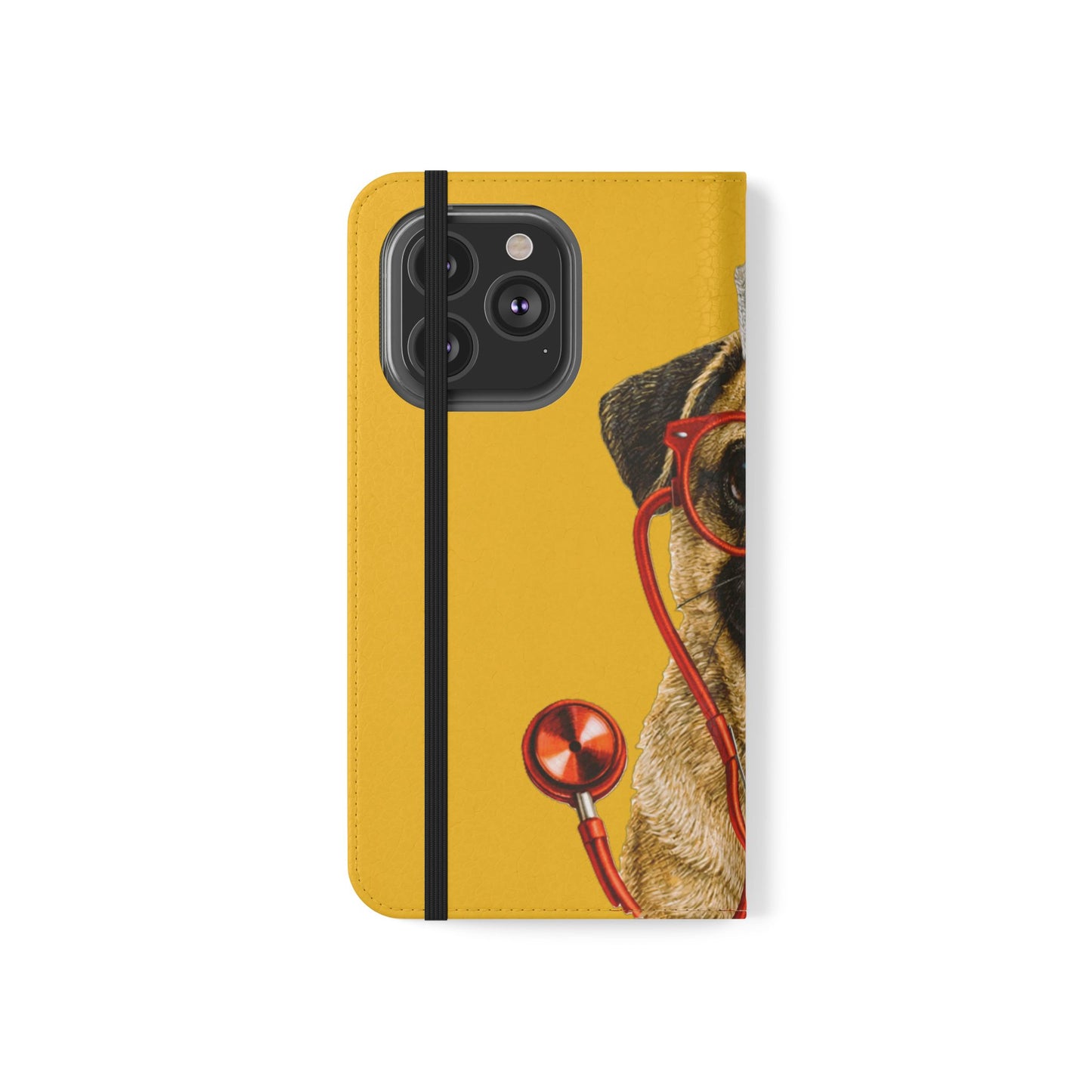 Pug Nurse Flip Phone Case – Cute Medical Phone Cover