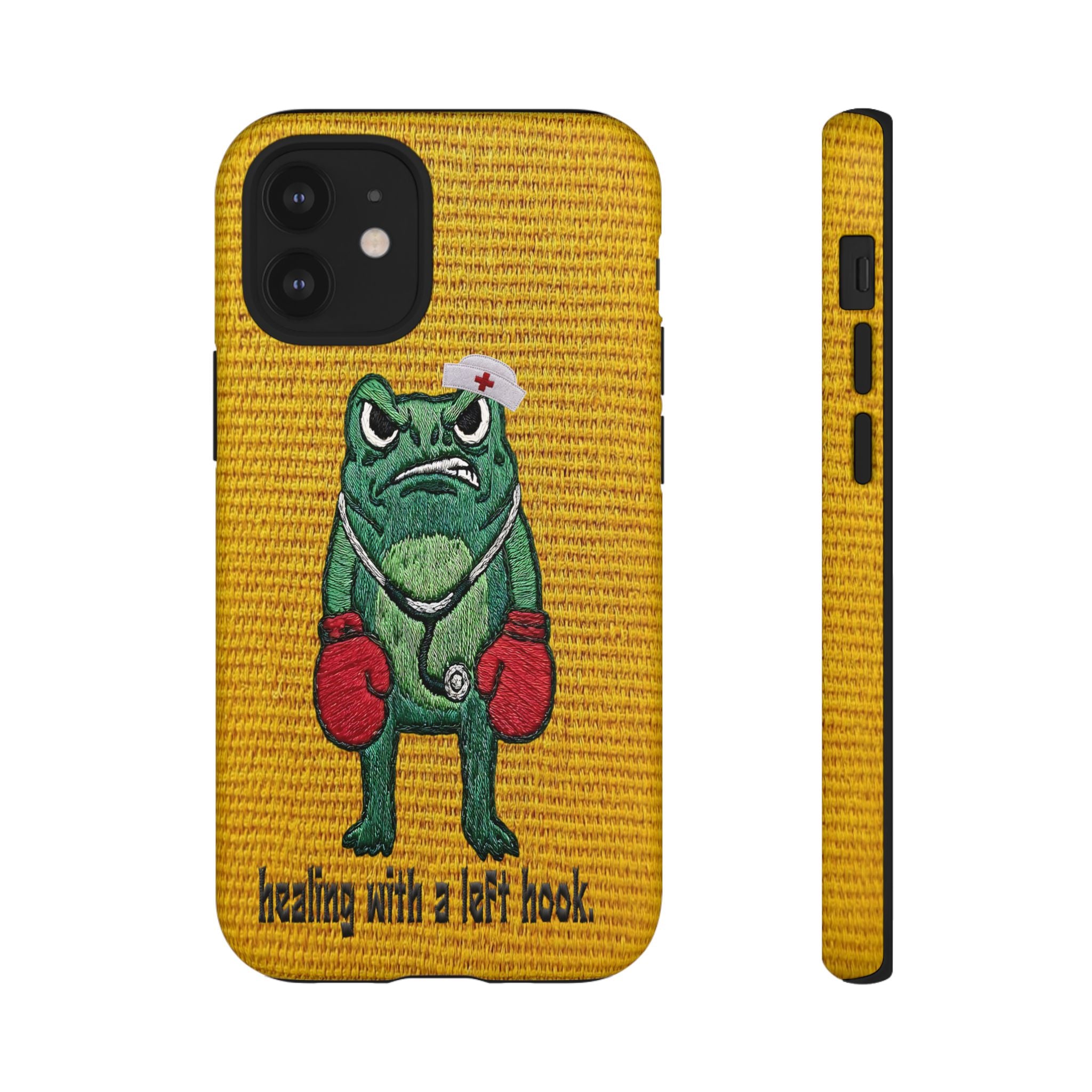 Tough Cases: 'Healing With a Left Hook' Boxing Nurse Phone Case