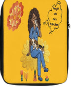 Yellow Floral Retro Woman Lunch Bag – 'I Am Enough' Insulated Tote