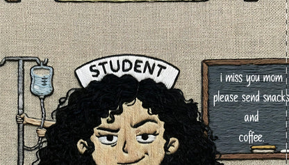 "Surviving Nursing School: Study Hall Flame” — 13.75oz "Surviving Nursing School"