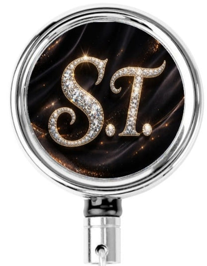S.T. Badge Reel – Black Diamond Strength-Heavy Duty Metal Badge Reel