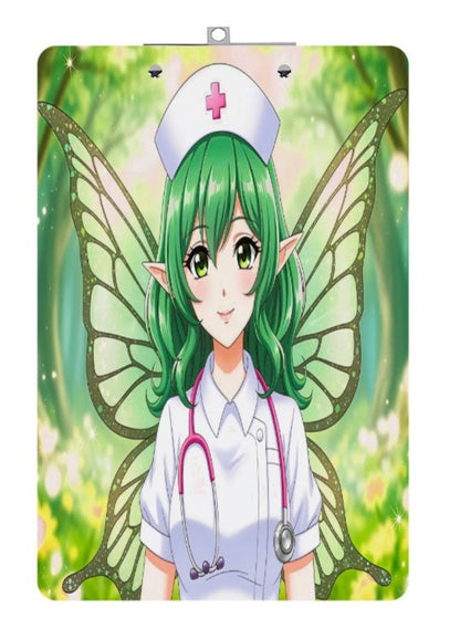 BluTokyo Emerald Wing  – Dual‑Sided Design Acrylic Clipboard