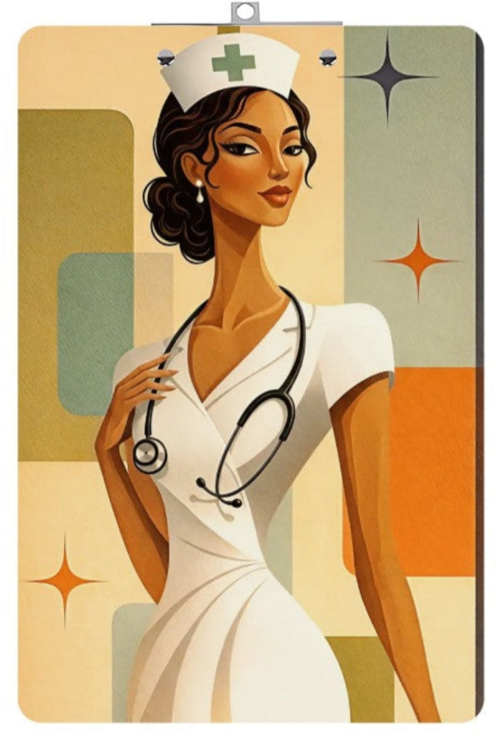 BluTokyo Nurse Reference Clipboard — Clinical Luxe Edition