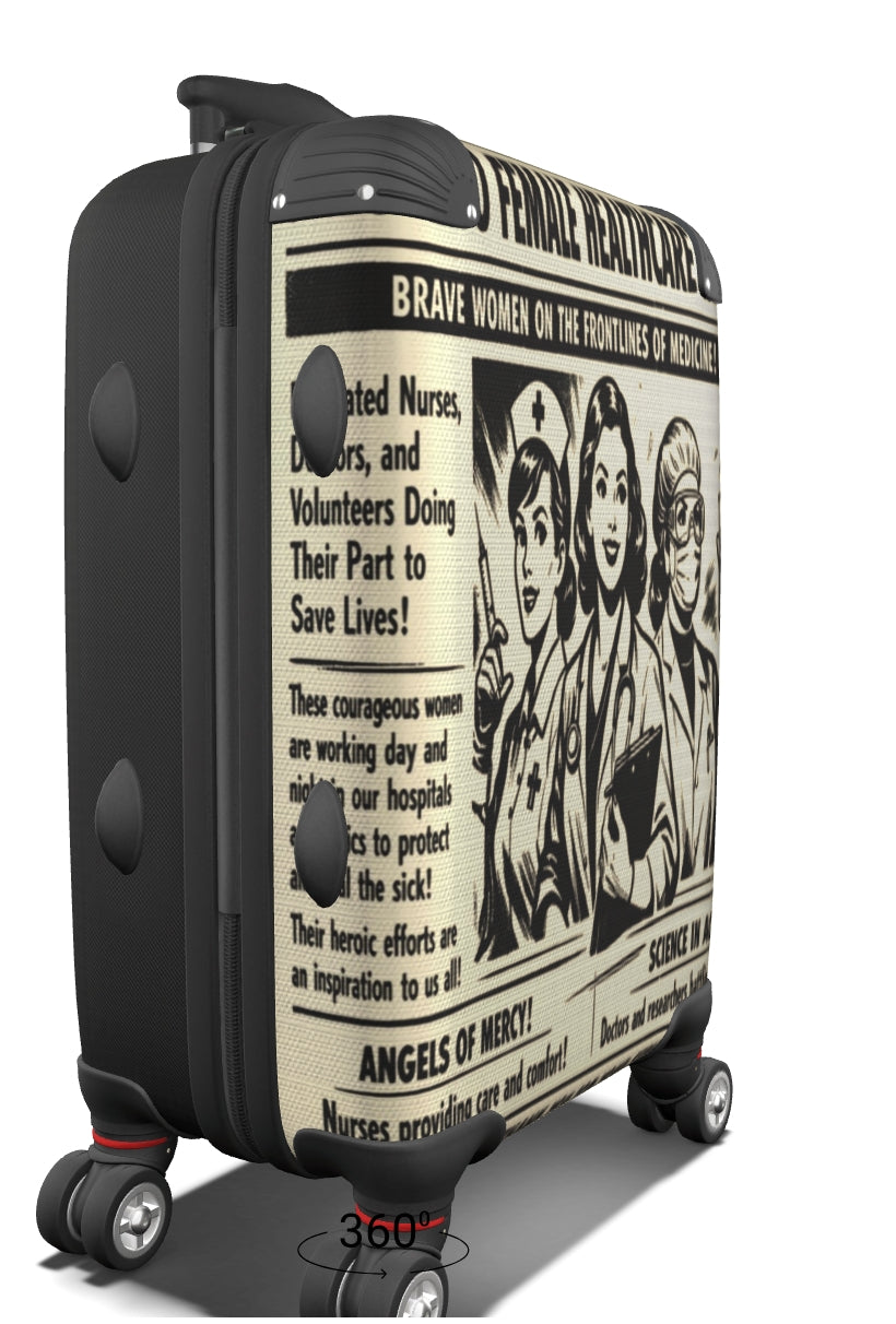 Frontline Femmes — Retro Medical Power Suitcase