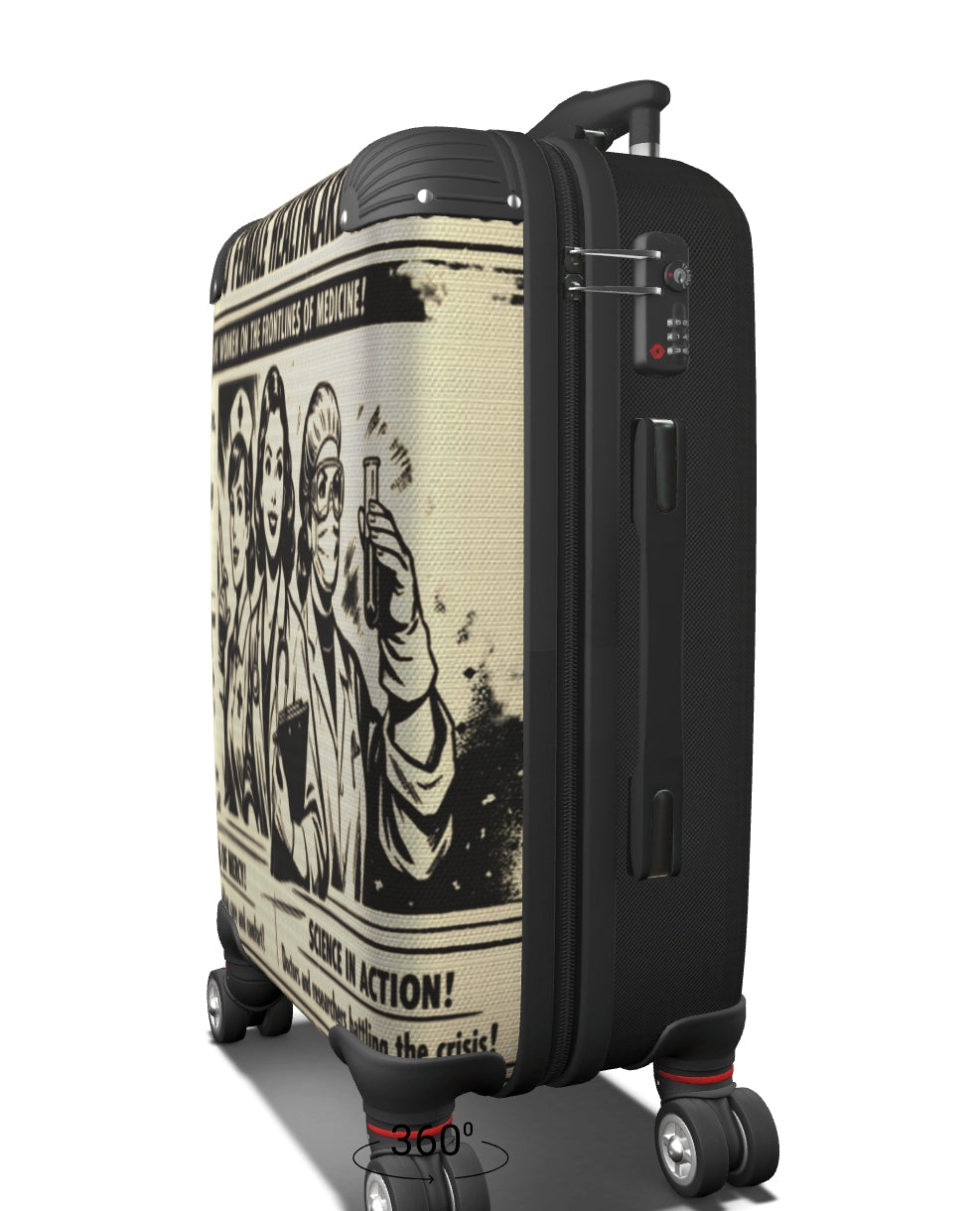 Frontline Femmes — Retro Medical Power Suitcase