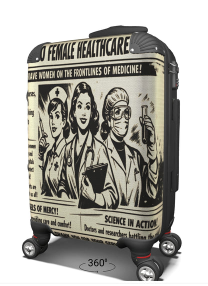 Frontline Femmes — Retro Medical Power Suitcase