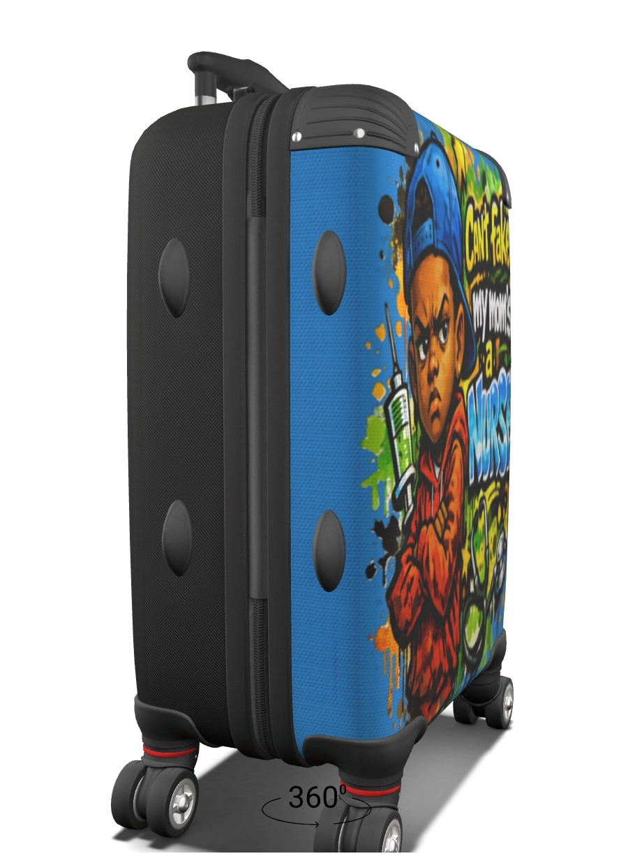 Nice Try, Kid — "Nurse Mom Knows Everything" Kid's Suitcase