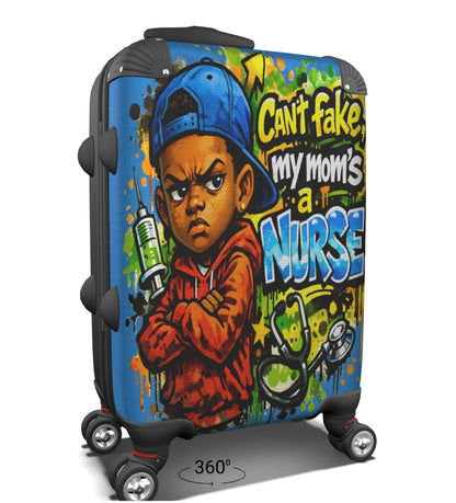 Nice Try, Kid — "Nurse Mom Knows Everything" Kid's Suitcase