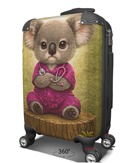 Pink Polka‑Dot Koala Clinician Suitcase™