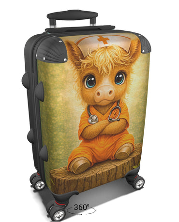 On‑Duty Baby Donkey Traveler™ Hard‑Shell Suitcase