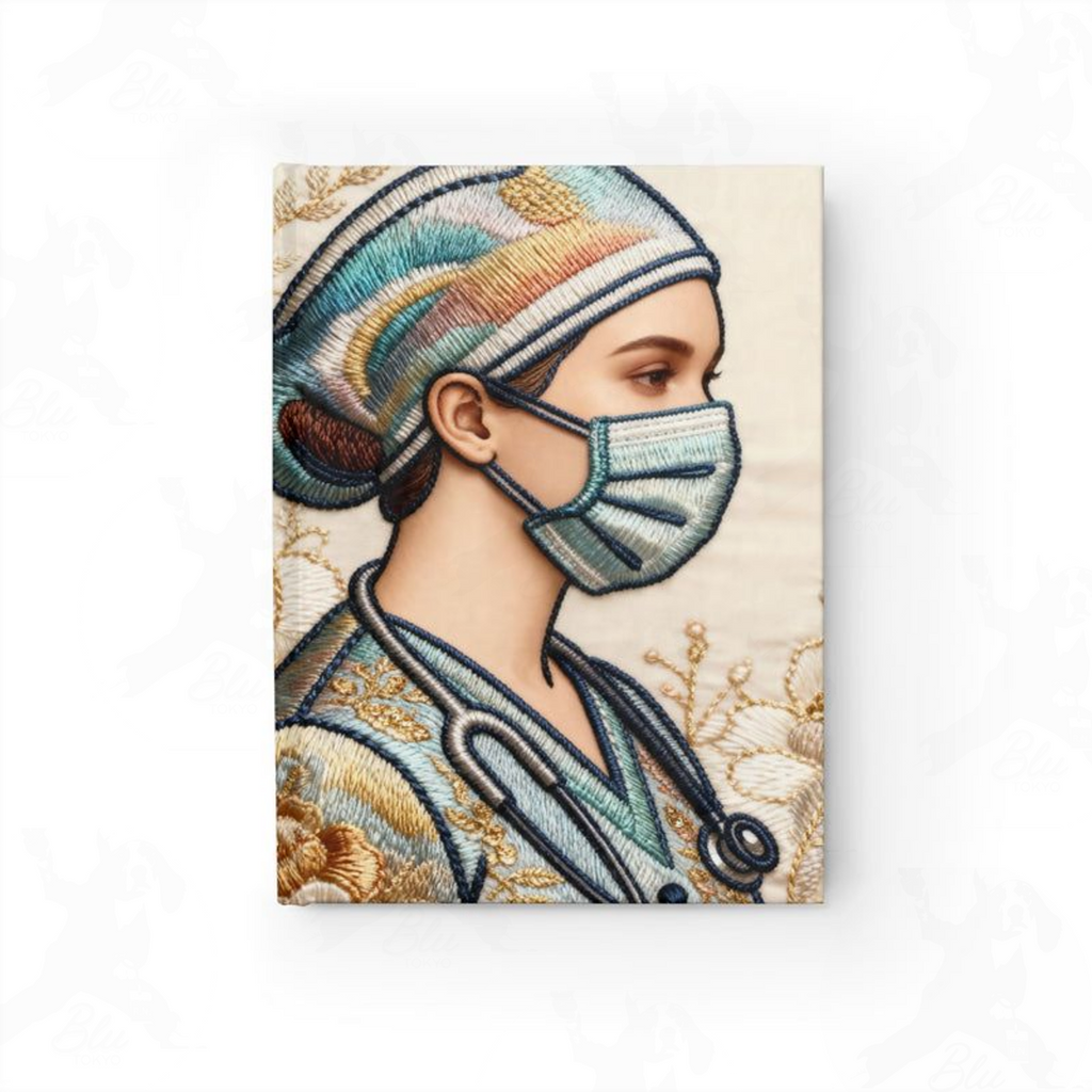 Medical Worker Masked  Blank Journal