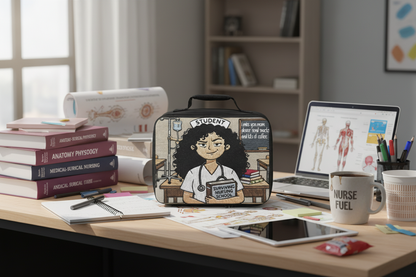 Surviving Nursing School Lunch Bag — "I miss you mom, please send snacks and lots of coffee"