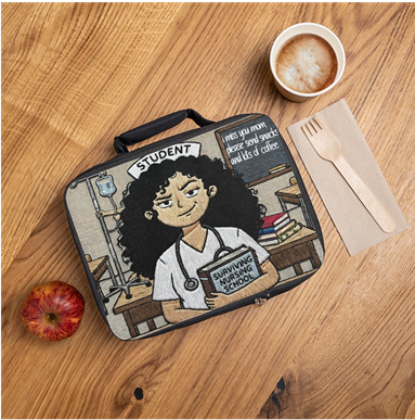 Surviving Nursing School Lunch Bag — "I miss you mom, please send snacks and lots of coffee"