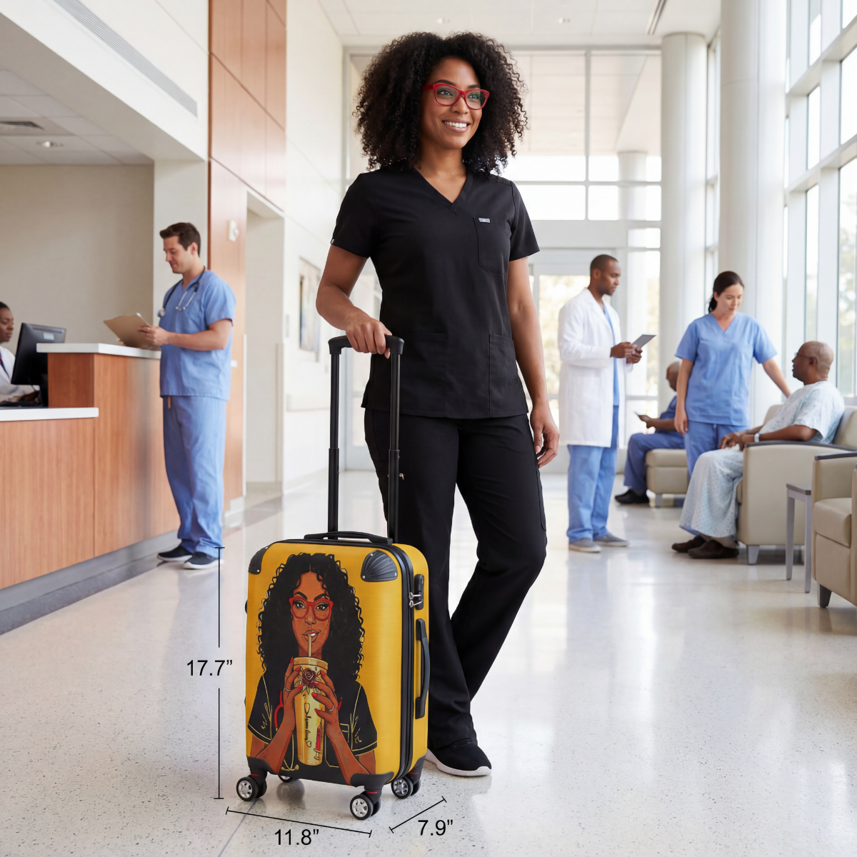 💛 Care in Color: "I save lives" Bold Nurse Edition