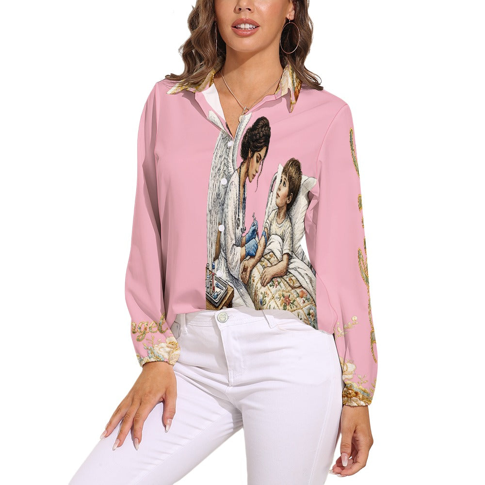 Vintage Tender Angel Long Sleeve Top