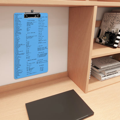 Galactic Medic Reference Duo Acrylic Clipboard