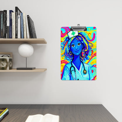 Dazzling twist-Acrylic Clipboard