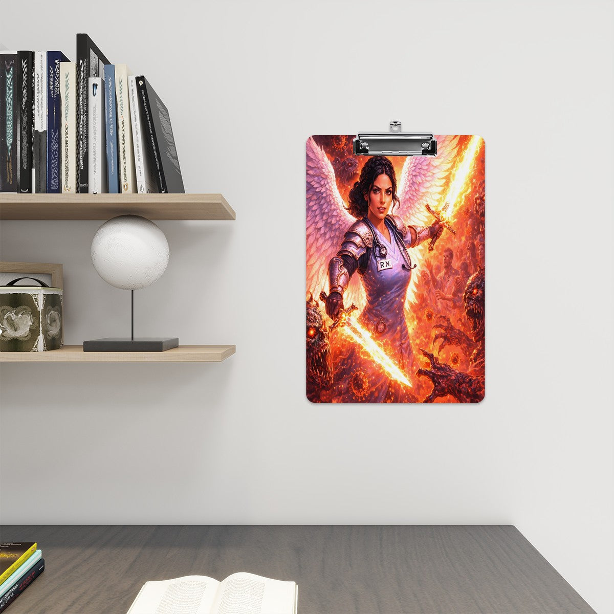 Celestial Warrior-RN Acrylic Clipboard
