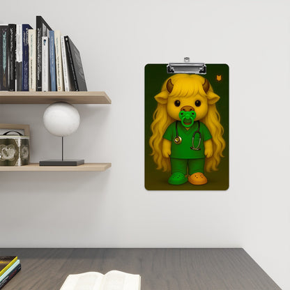 Baby Med Calf Acrylic Clipboard