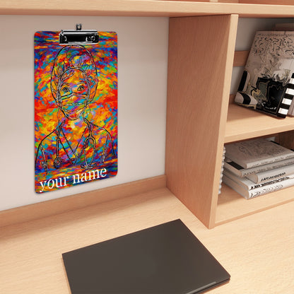 Brushstroke Hero: Abstract  Clipboard-Acrylic Clipboard