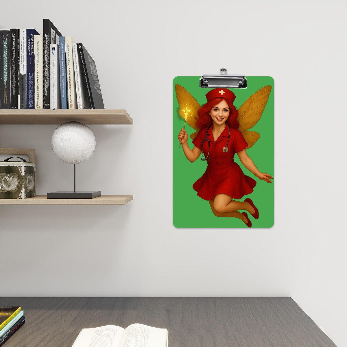 Acrylic medical fairy clipboard