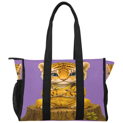 Yoga Tiger Tote for Nurses, Students & Moms