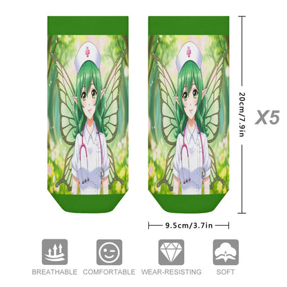 Trending BluTokyo Fairy Nurse Socks (5 Pairs Of The Same Picture)