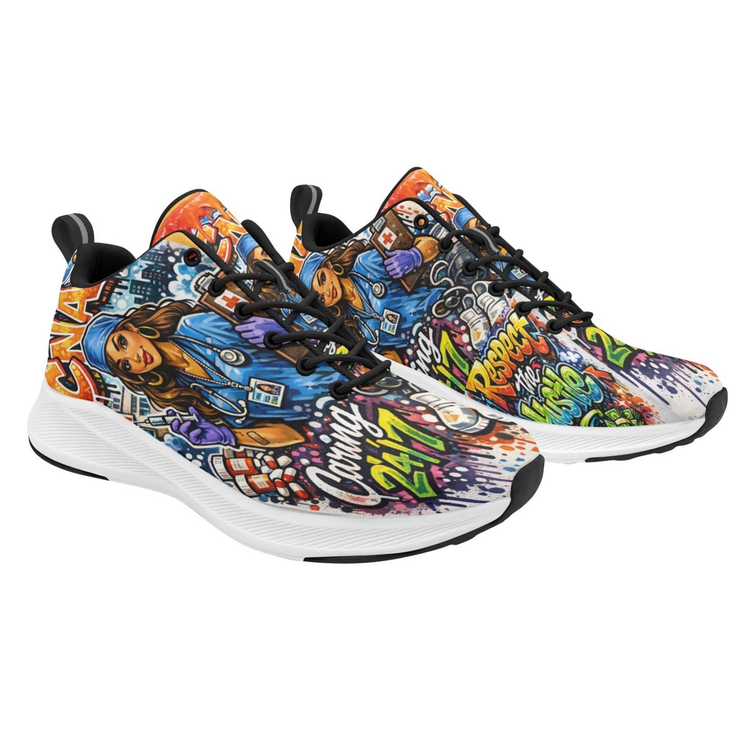 CNA Hustle Graffiti-Style Sneakers