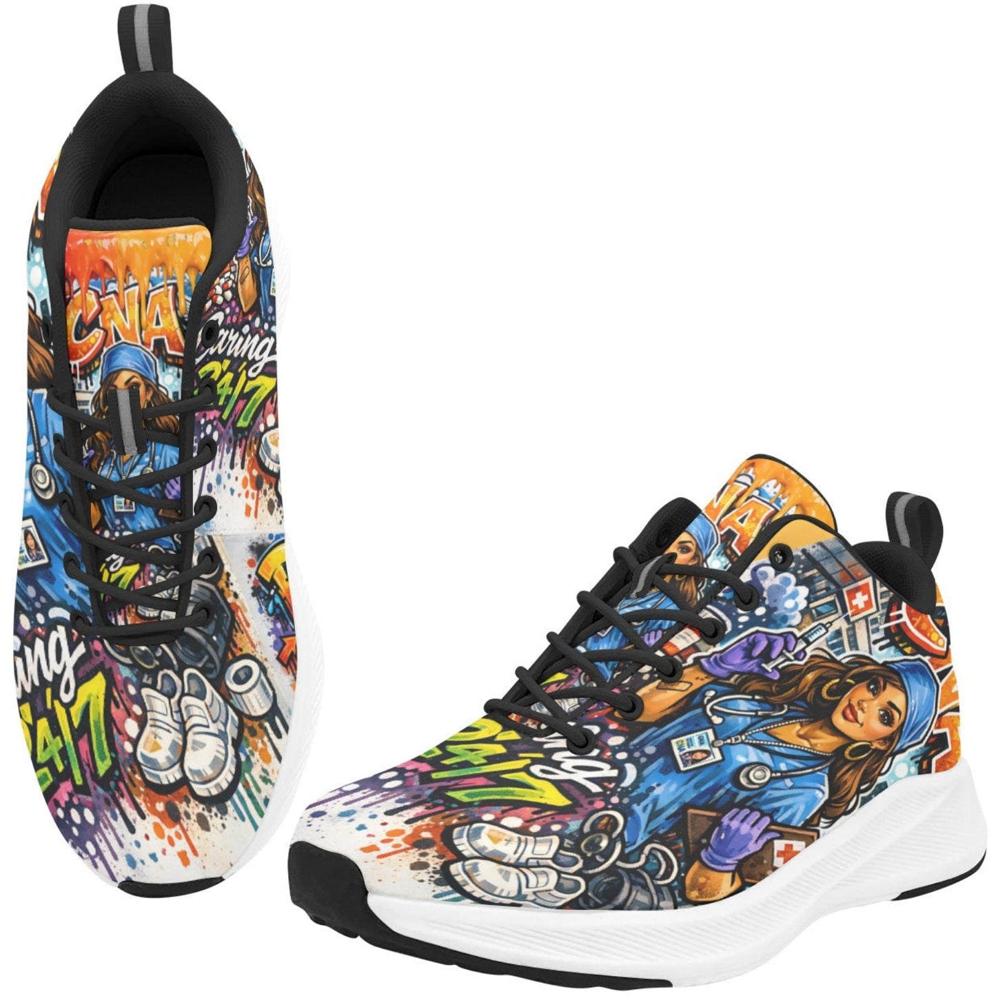 CNA Hustle Graffiti-Style Sneakers